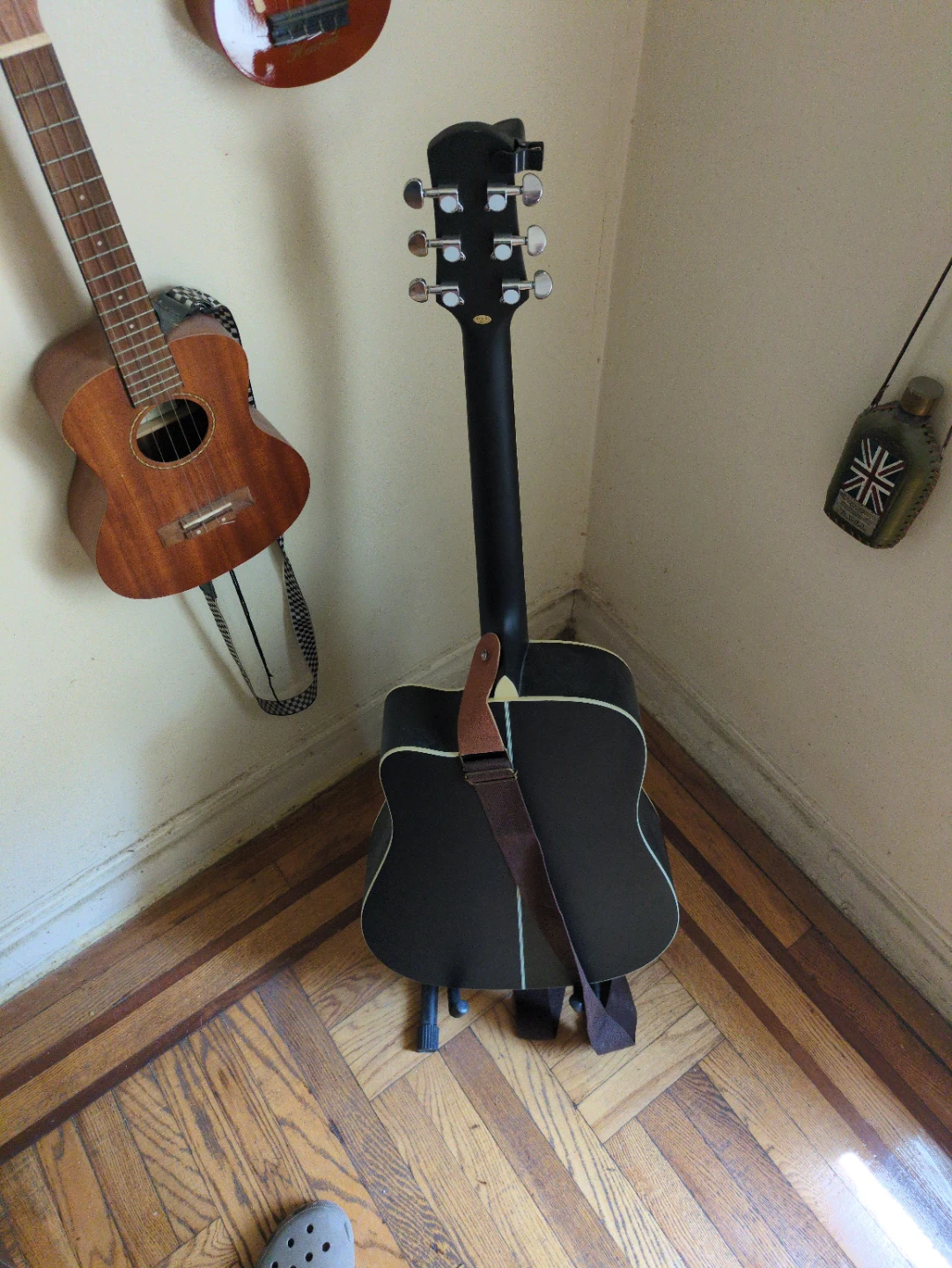 Black Acoustic Guitar - photo 3