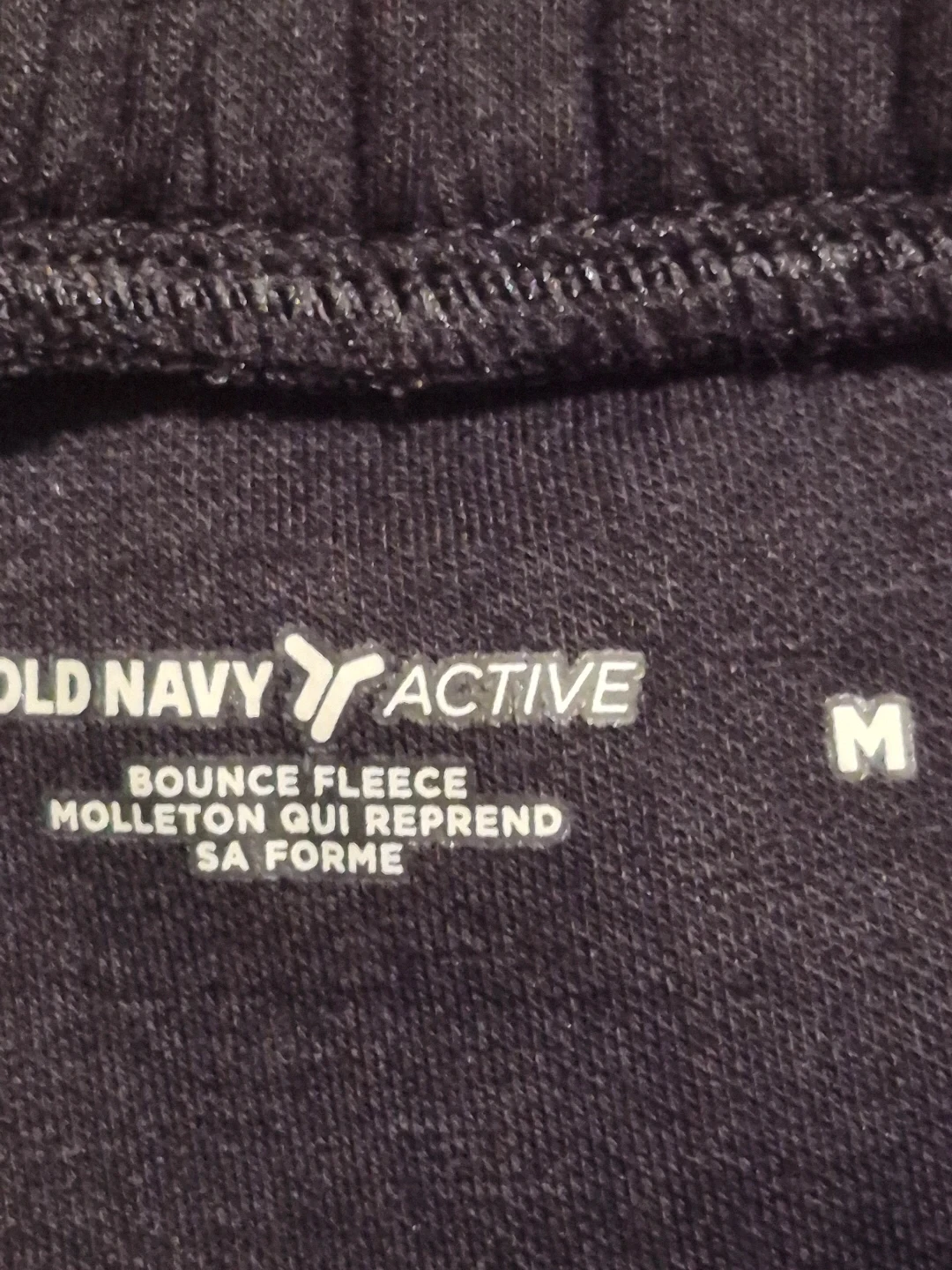 BN)Old Navy Size M/M Active Black Fleece Joggers - photo 2