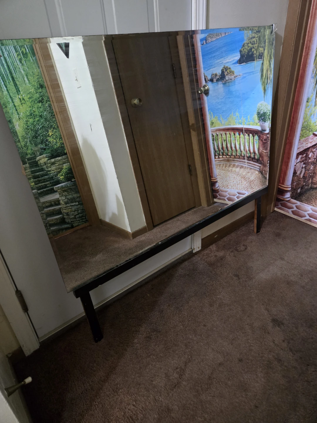 Large dresser  / standing Mirror - photo 2