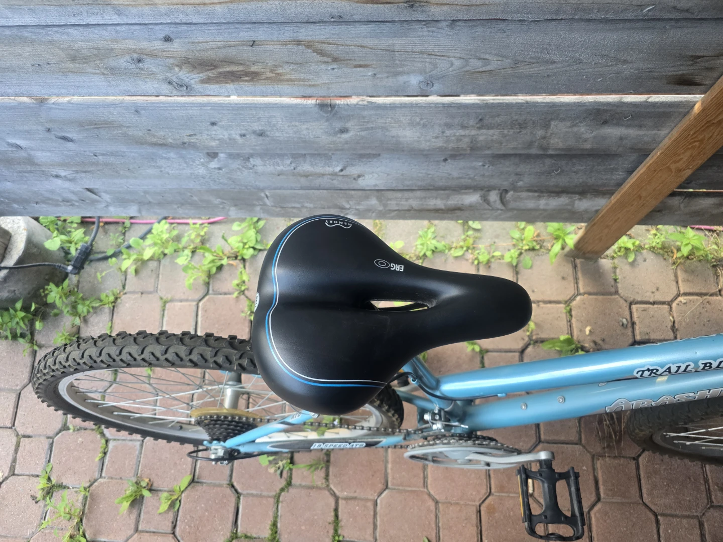 Blue Trail Blaster 10-Speed Bicycle with Basket - photo 5