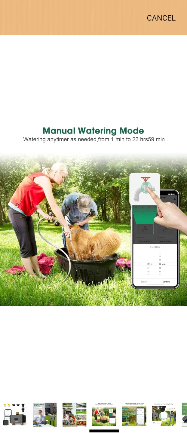 Insoma Smart Dual Water Timer with Voice Control - photo 4