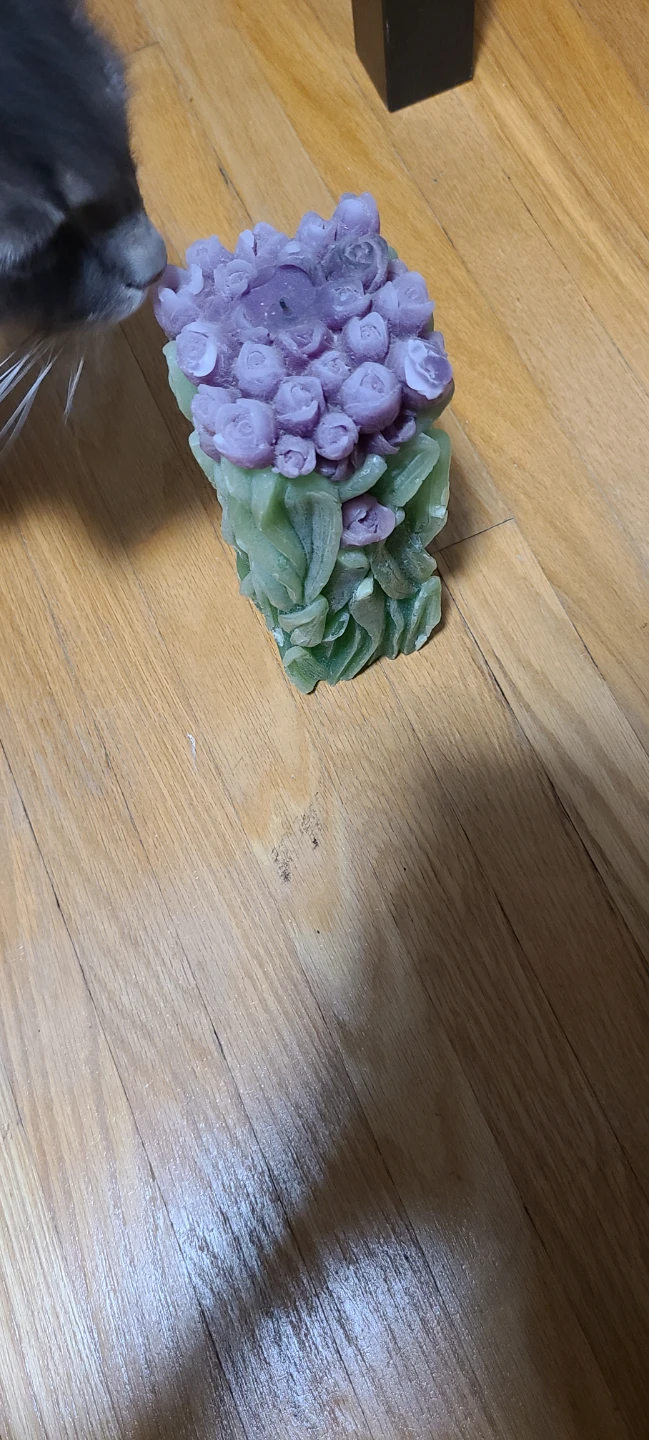 Decorative Floral Candle - photo 3