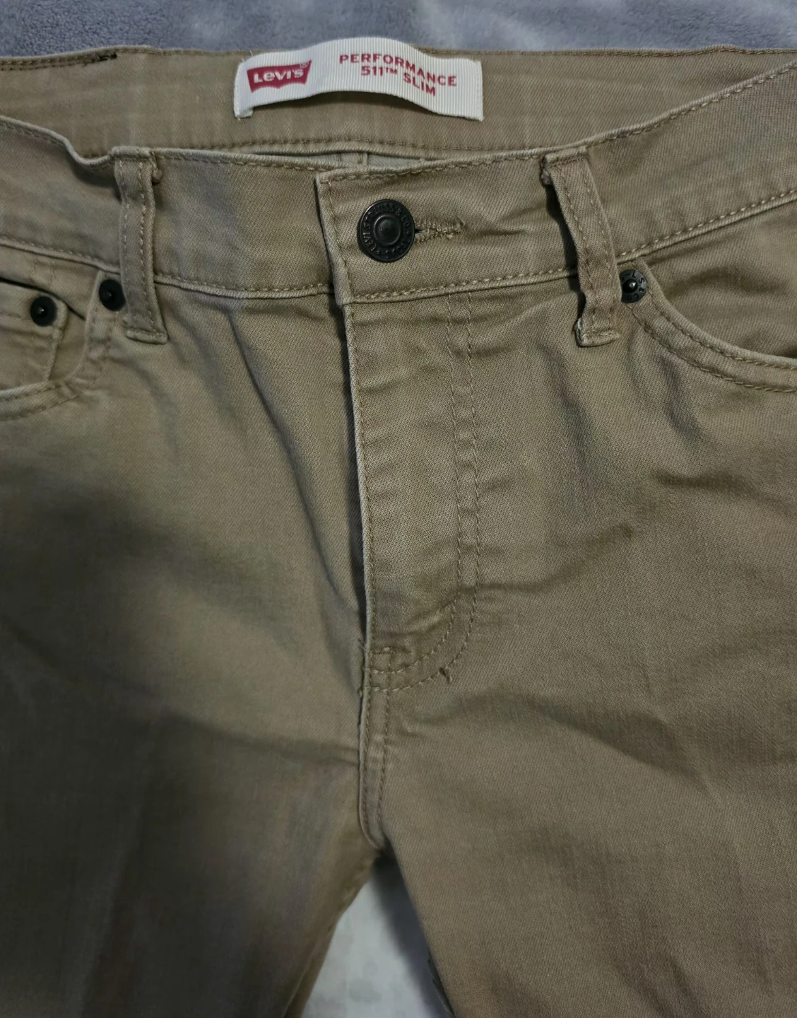 MOVING SALE - Levi's 511 Performance Slim Jeans - Tan - 29x29 - photo 4