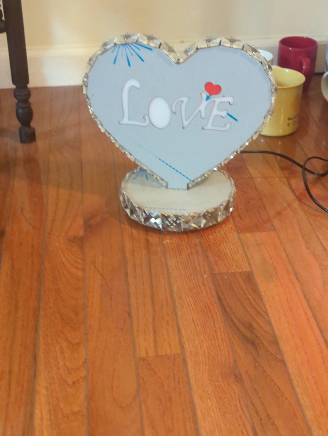 Heart "Love" Light Lamp - photo 2