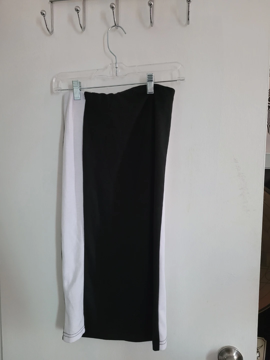 Two-Tone Pencil Skirt