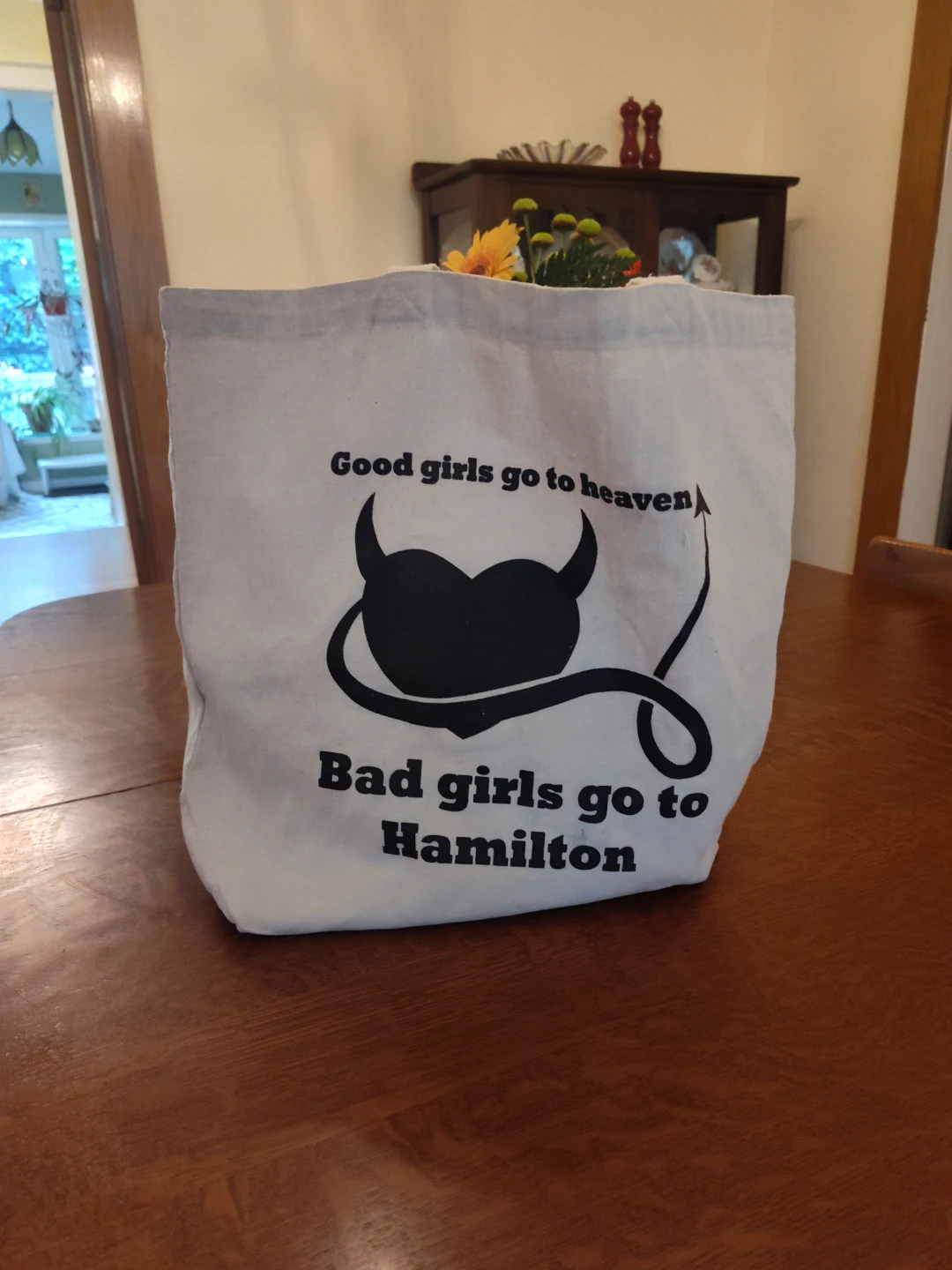 Tote Bag - Good Girls Go To Heaven, Bad Girls Go To Hamilton - photo 2