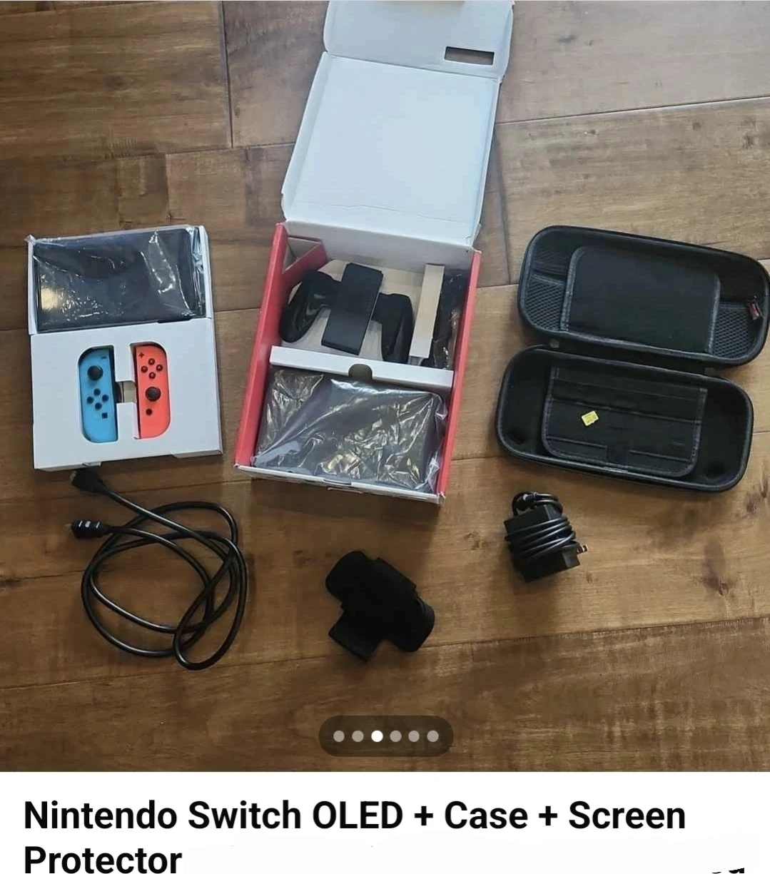 Nintendo Switch OLED+Case+Screen Protector