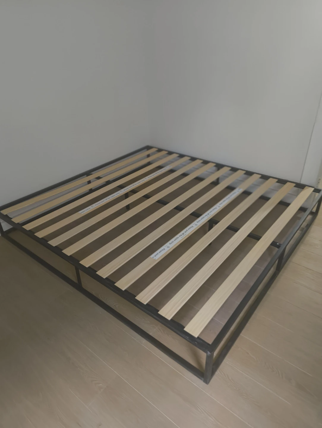 Metal Bed Frame with Wood Slats - photo 2