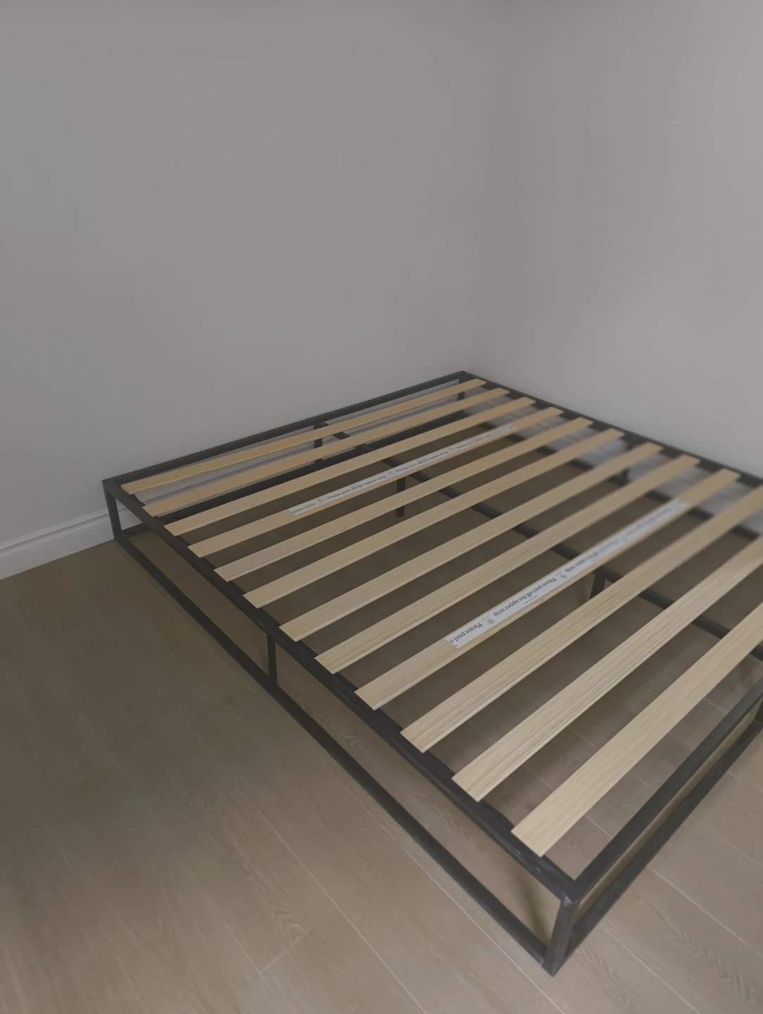 Metal Bed Frame with Wood Slats - photo 3