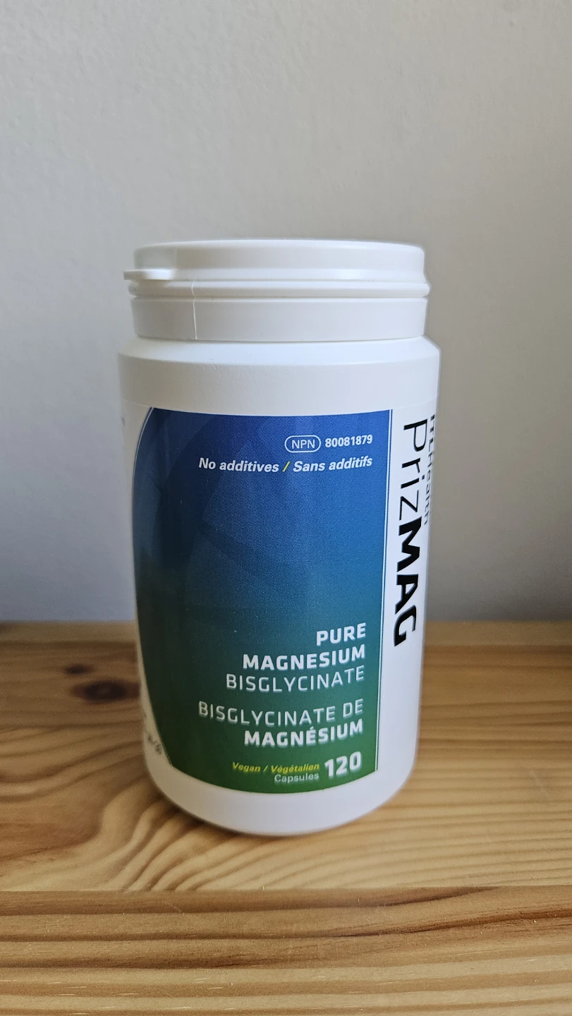 PrizMAG Pure Magnesium Bisglycinate 120 Vegetarian Capsules