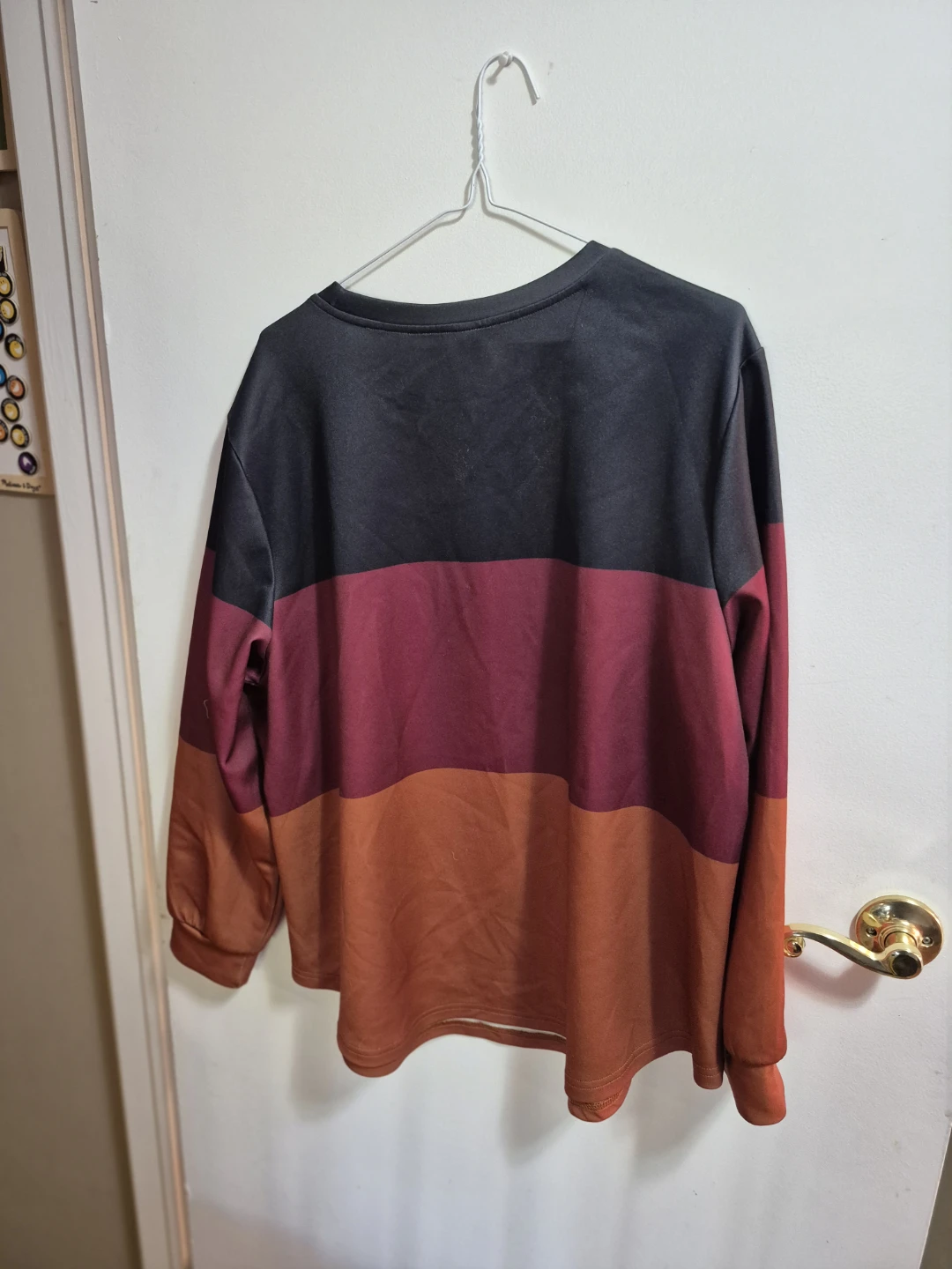 SHEIN Curve Colour Block Long Sleeve Top 2XL - photo 2
