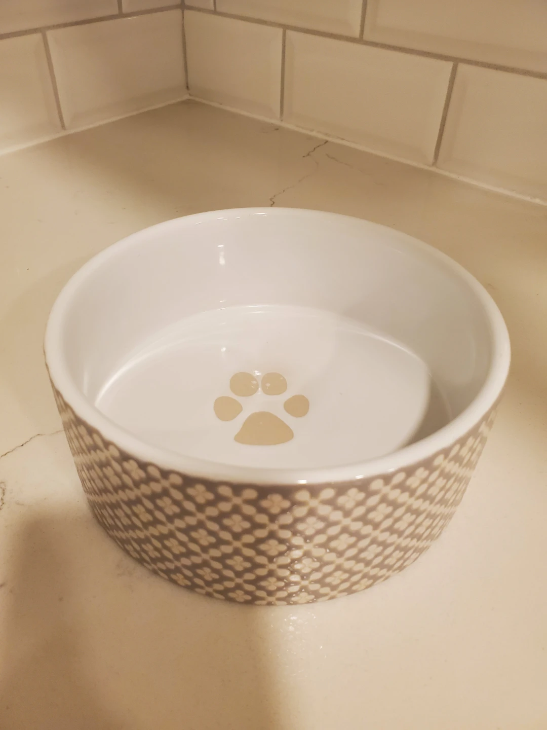 Fido's Diner Stoneware Dog Bowl