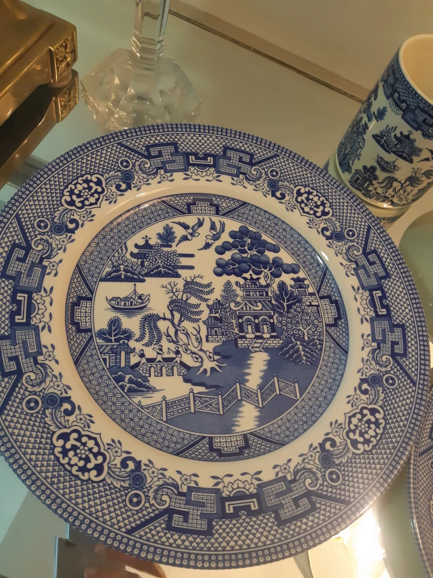 Blue Willow Pattern 4 pieces Set - photo 2
