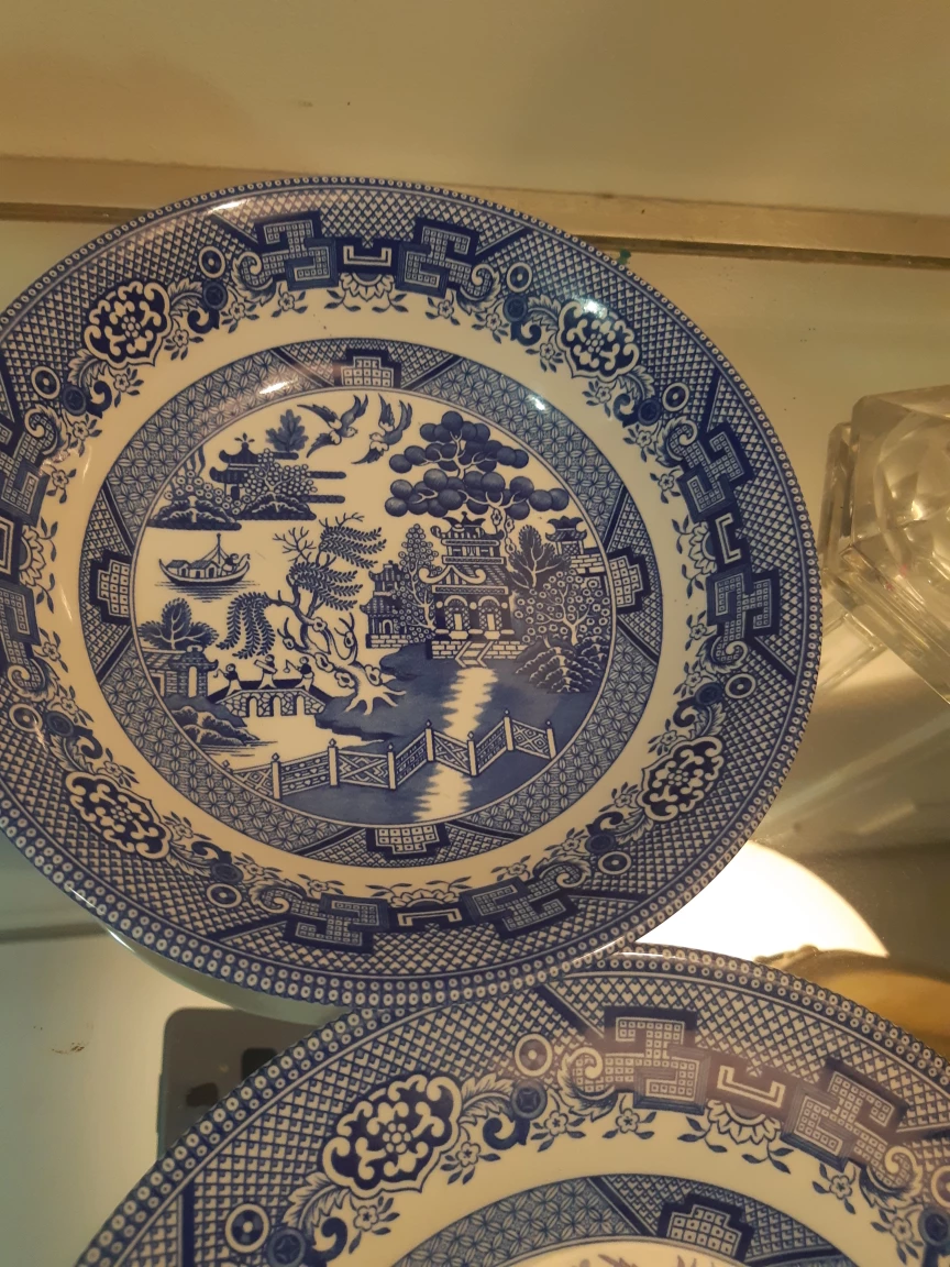 Blue Willow Pattern 4 pieces Set - photo 4