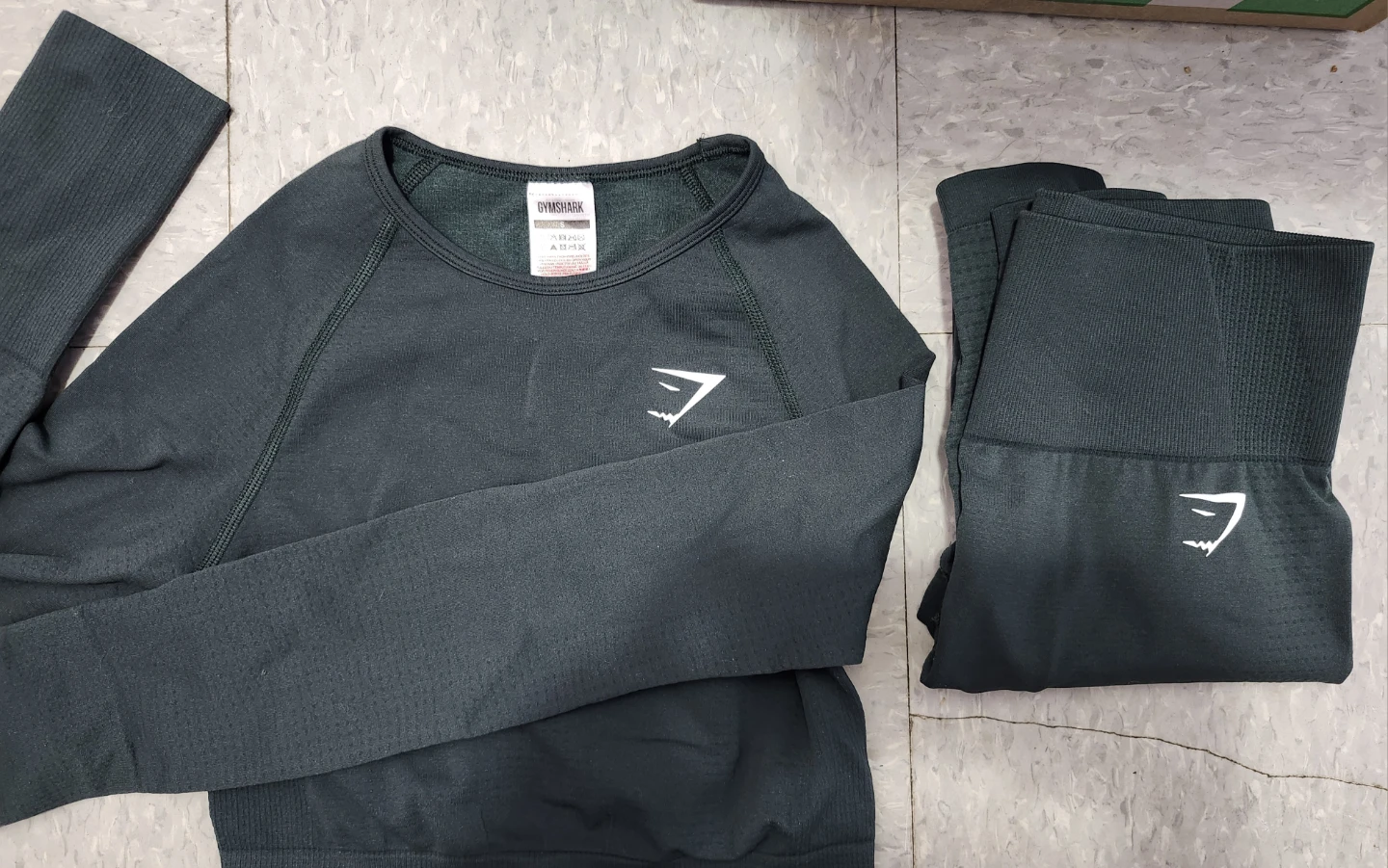 Size S Gymshark Seamless Long Sleeve Top & Leggings Set - photo 2