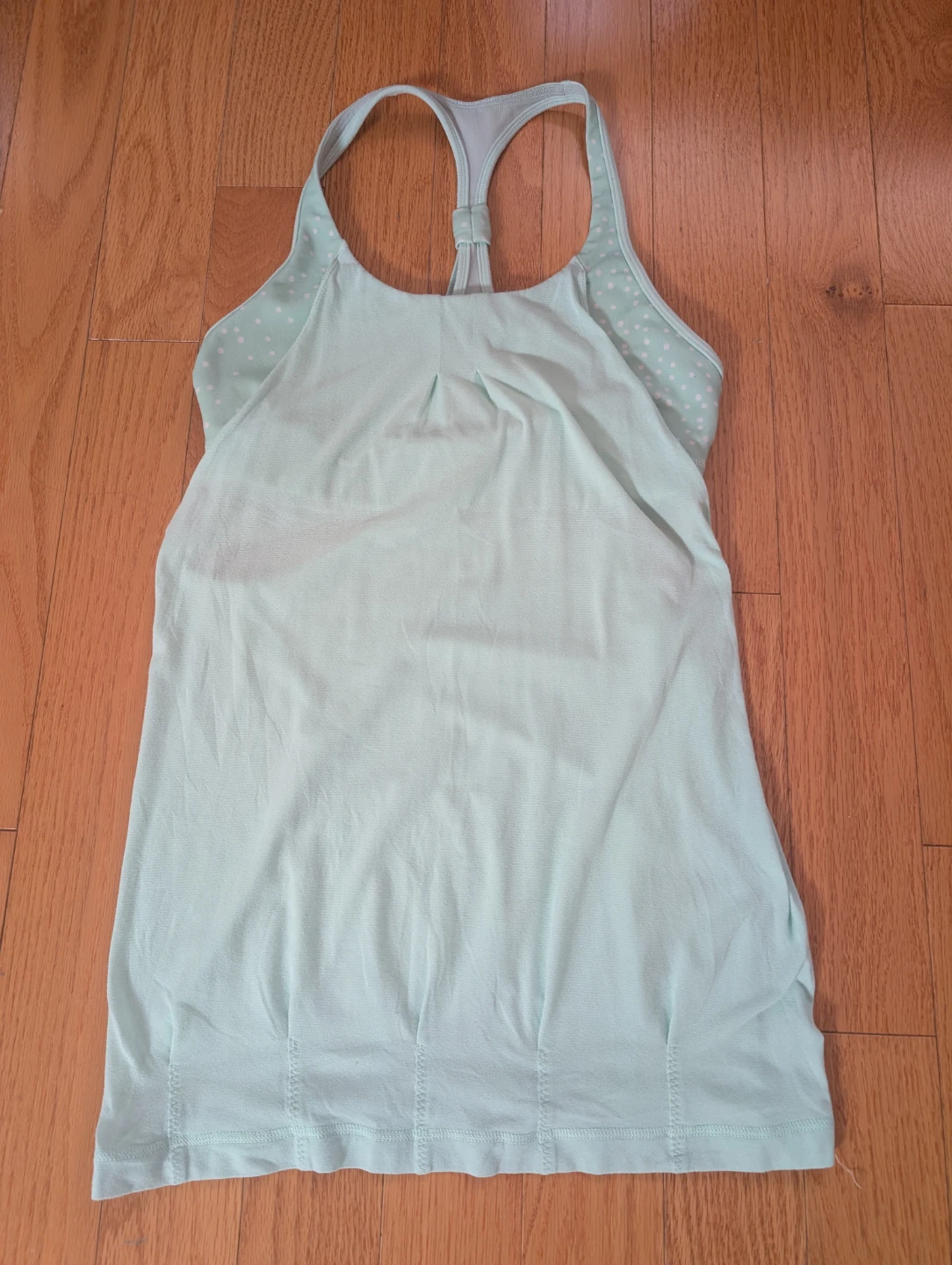 Lululemon Mint Green Tank Top with built-in bra