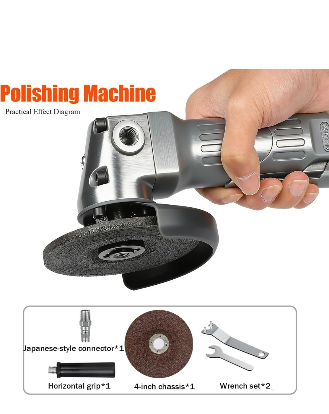 4-inch Air Angle Grinder 11000 RPM