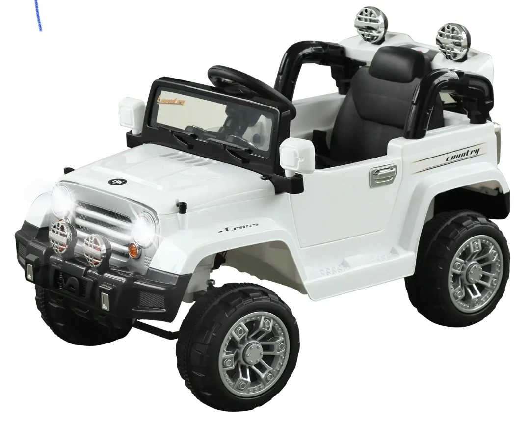 White Electric Ride-On Jeep for Kids (dont have remote control) - photo 2
