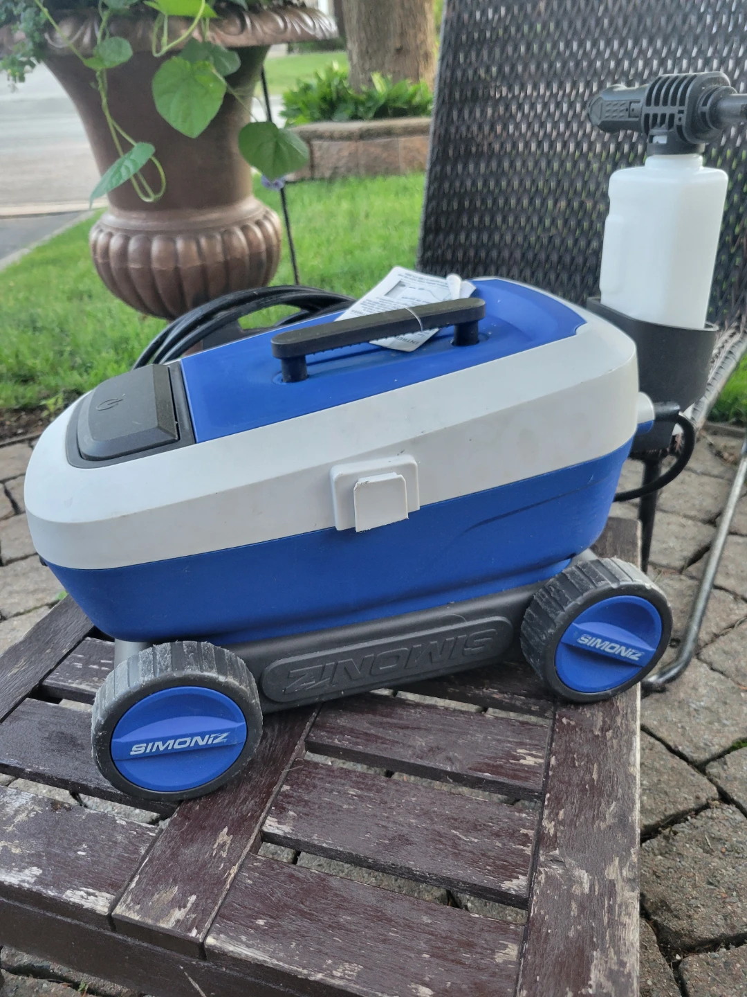 SIMONIZ Pressure Washer 1600psi like new - photo 4