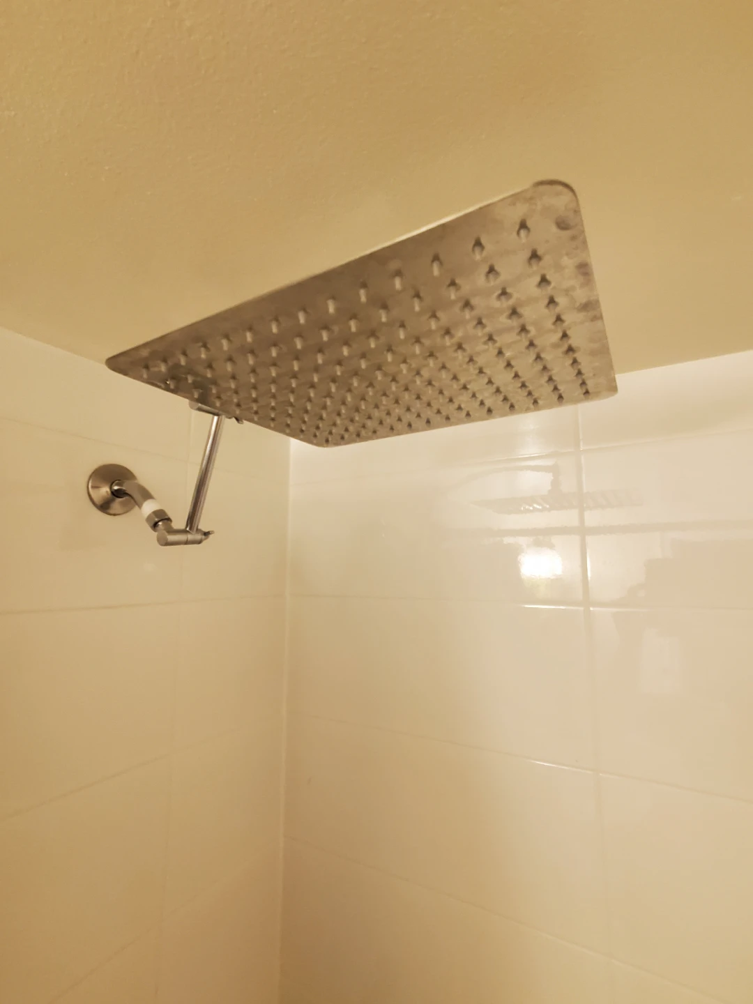 Hibbent Square Rainfall Shower Head 16" Ext Arm - Chrome - photo 4
