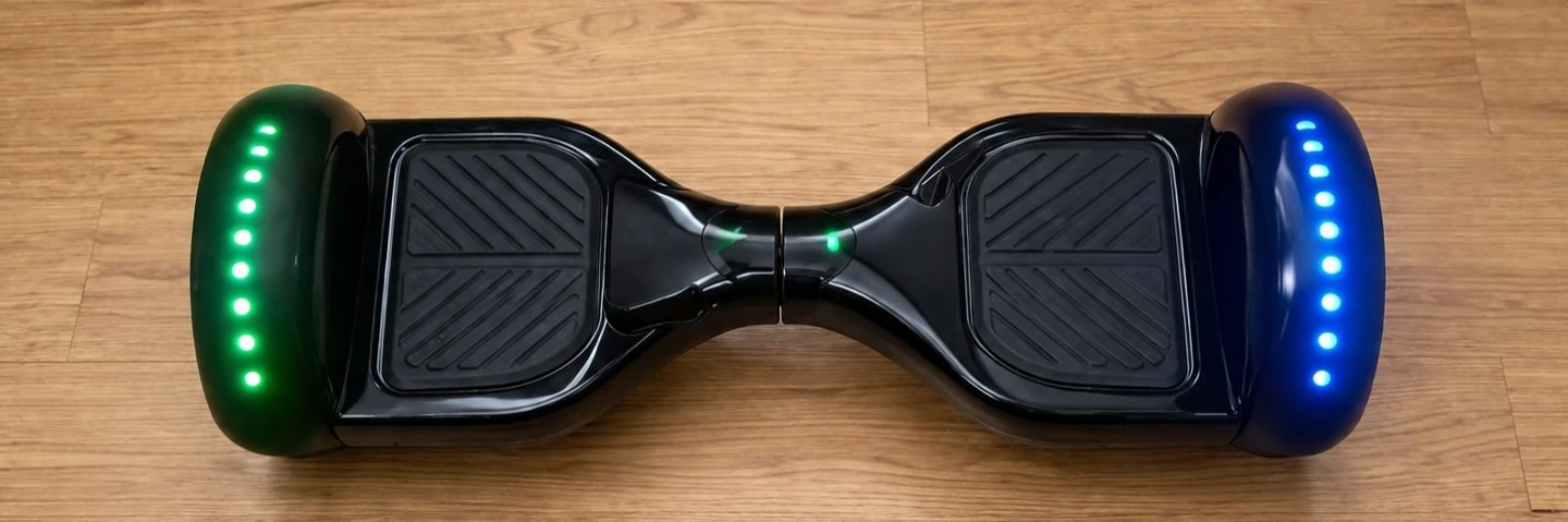Black Hoverboard with LED Lights - photo 3