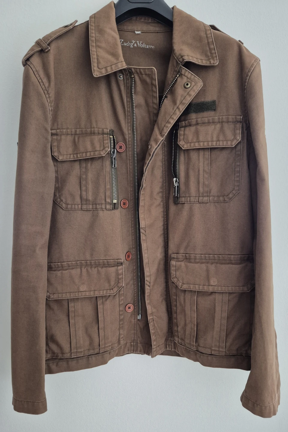 Zadig & Voltaire Brown kaki Utility Jacket