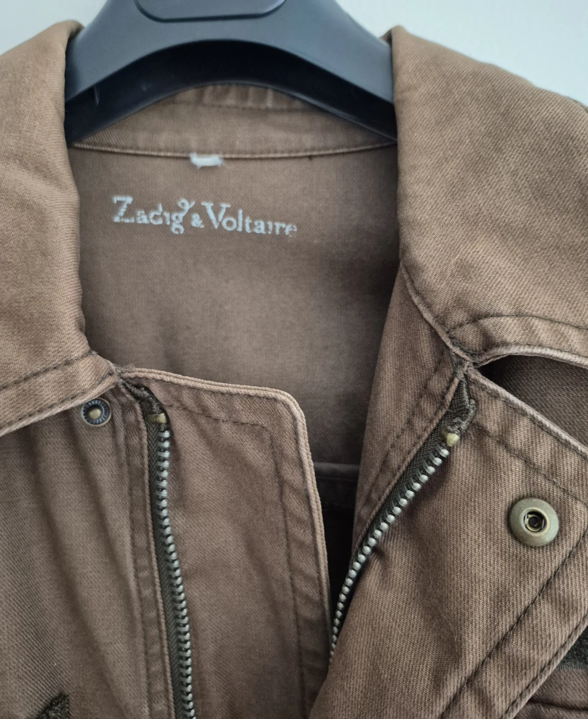 Zadig & Voltaire Brown kaki Utility Jacket - photo 2