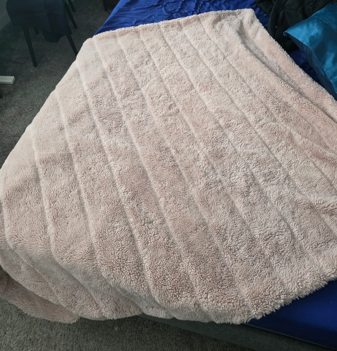 Faux Fur Throw Blanket