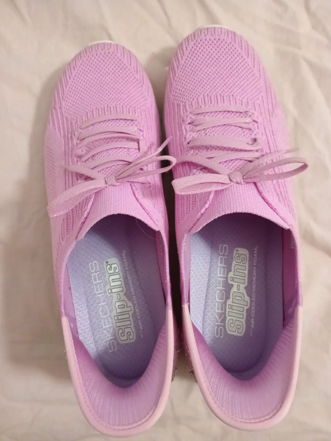 Sketchers Pink Crystal Running Shoes