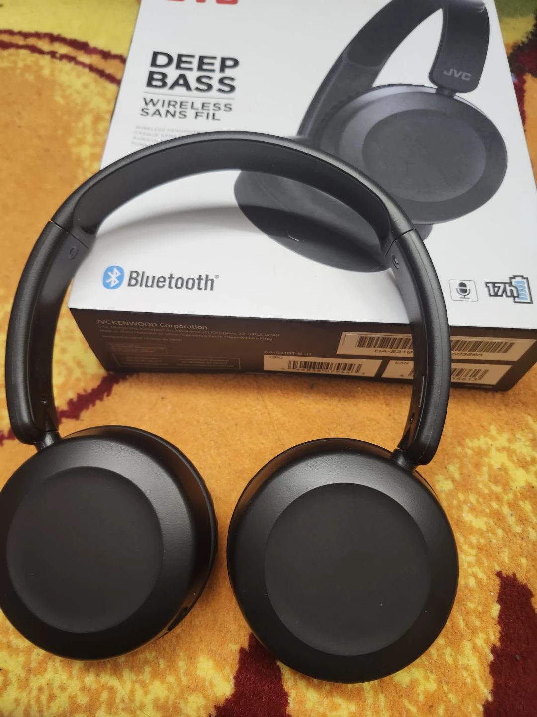 JVC HA-S31BT-B Deep Bass Wireless Headphones - photo 3