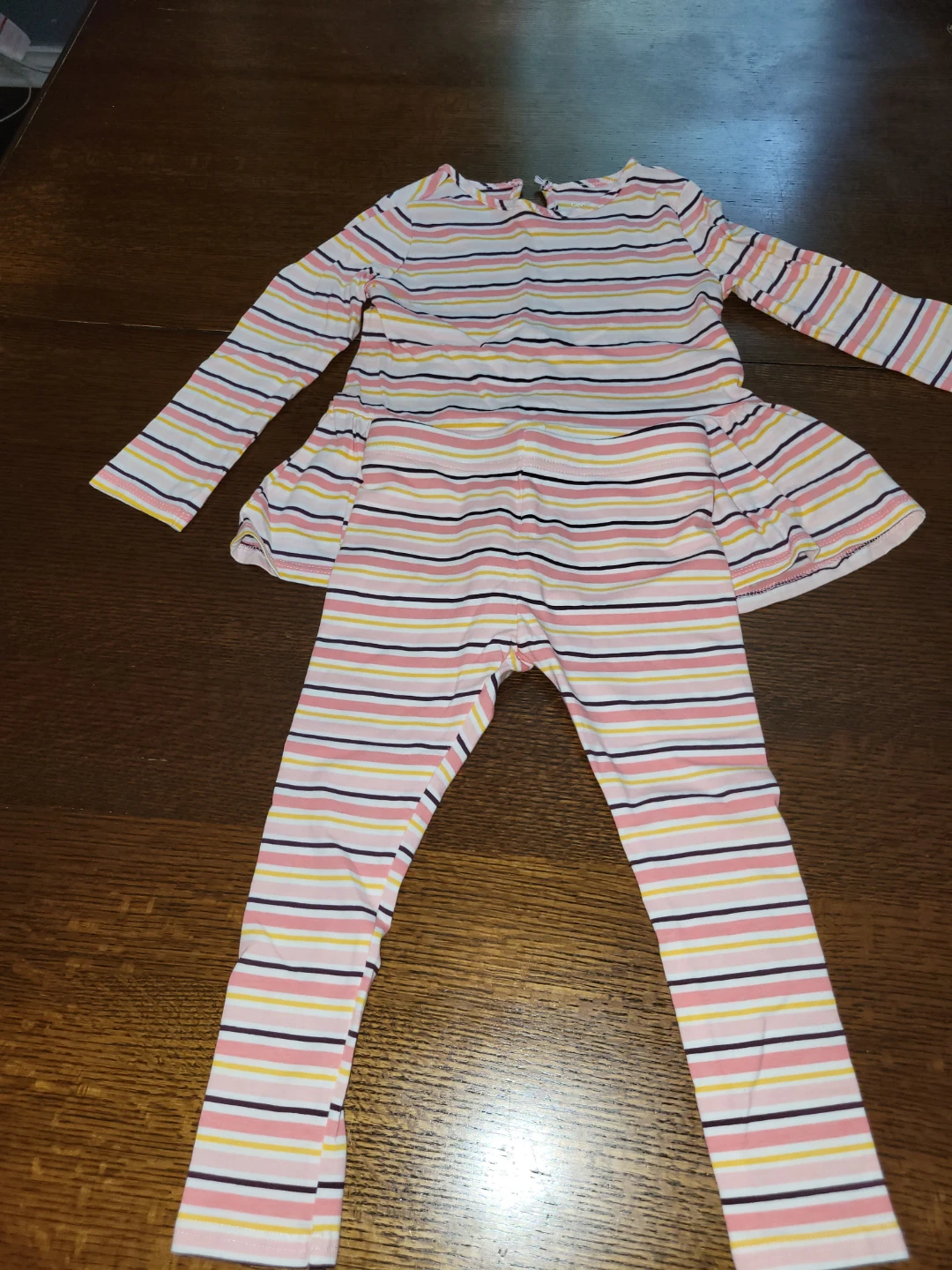 George striped tunic and leggings set