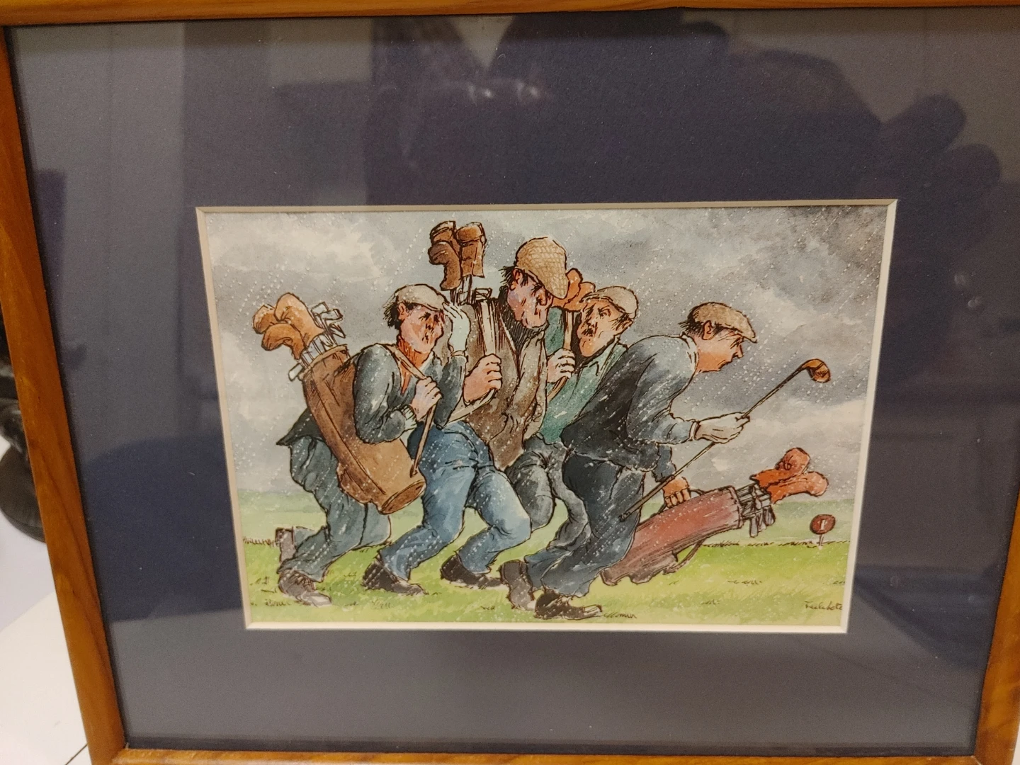 The Sunday Morning Fourball Art Print by Jack Peters