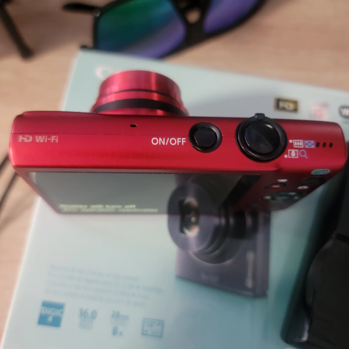 Canon PowerShot ELPH 130 IS Red Digital Camera - photo 2