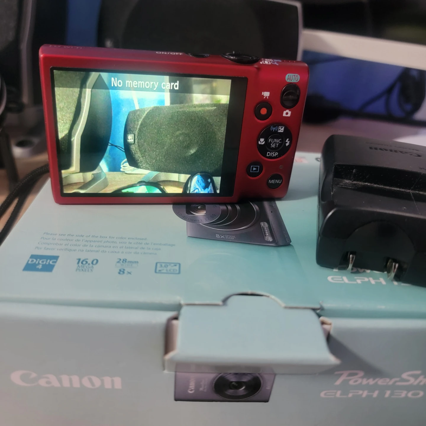 Canon PowerShot ELPH 130 IS Red Digital Camera - photo 3