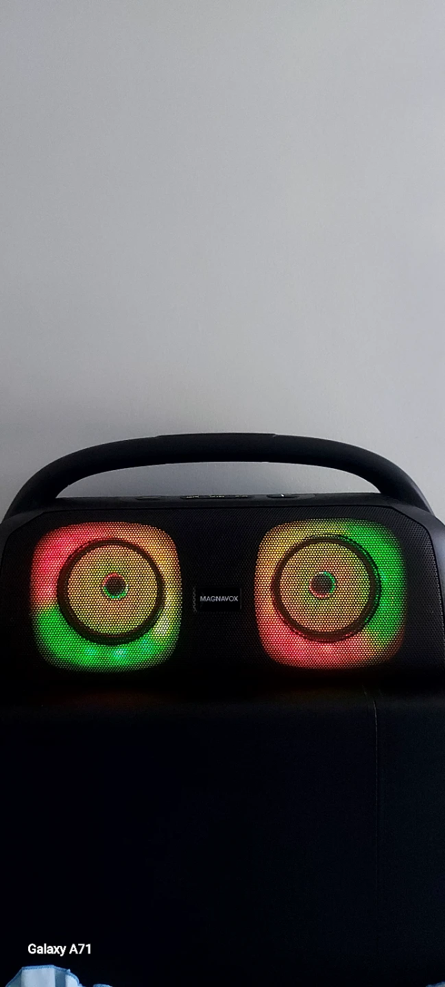 Magnavox Portable Speaker with Lights
