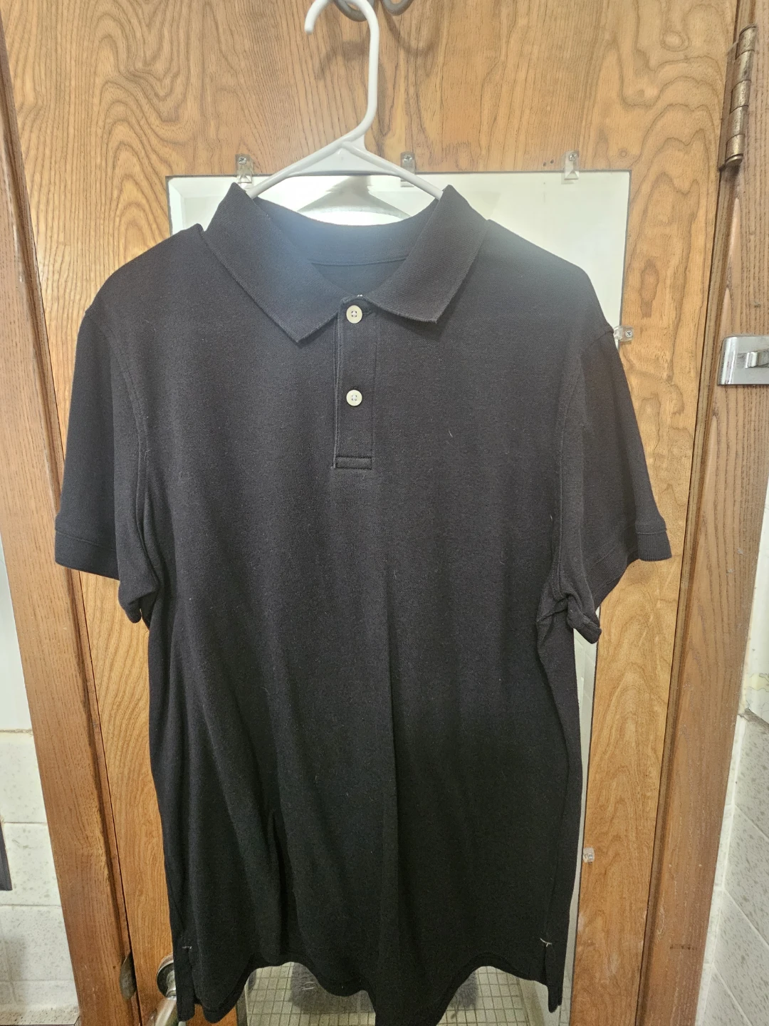 Goodfellow & Co Loring Polo Shirt - Black - Size L