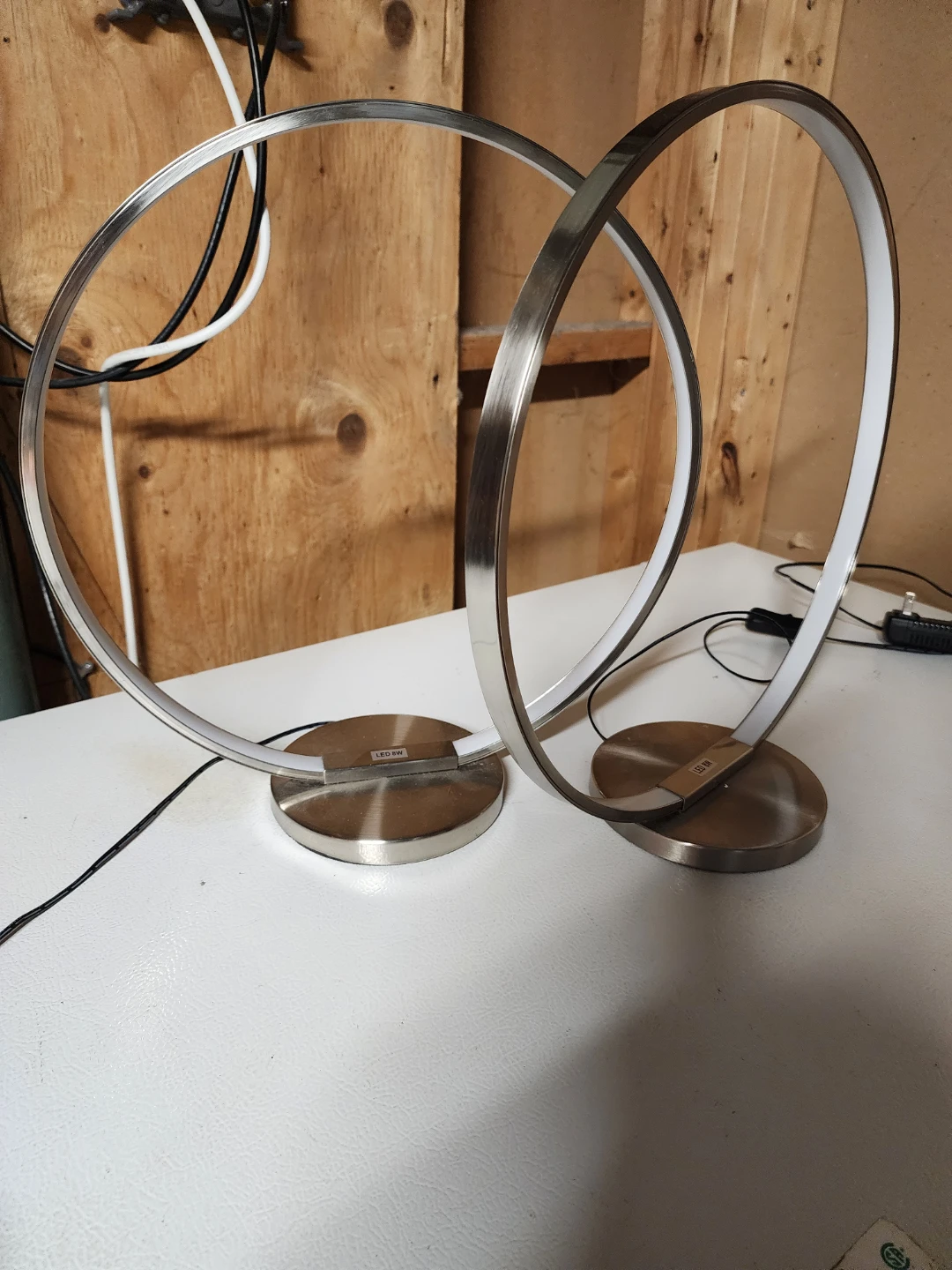 2 Modern LED Table Lamps