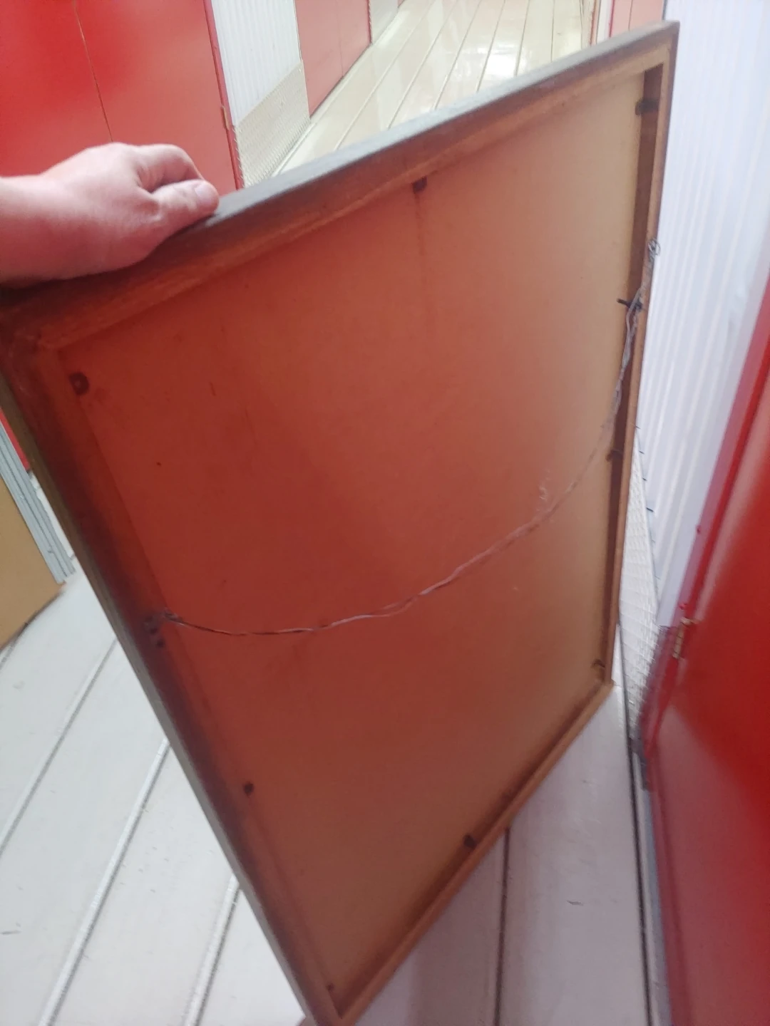 Wooden Framed Mirror - photo 3