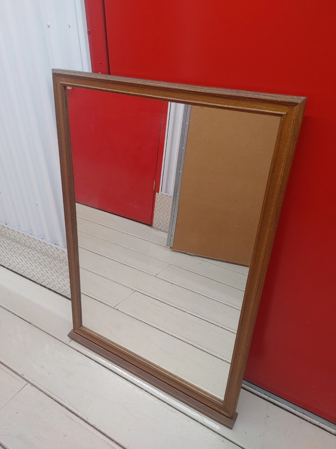 Wooden Framed Mirror - photo 4