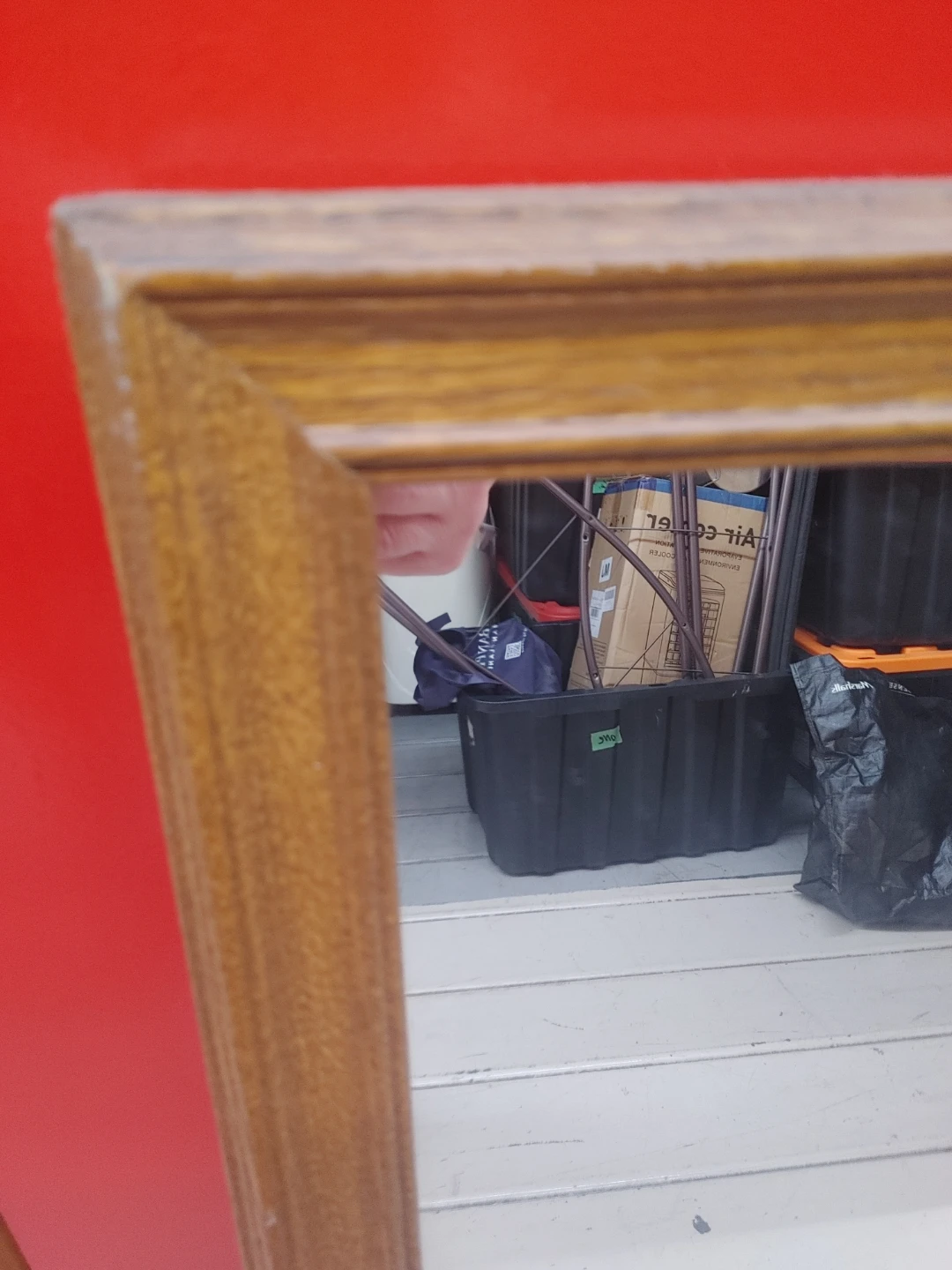 Wooden Framed Mirror - photo 5