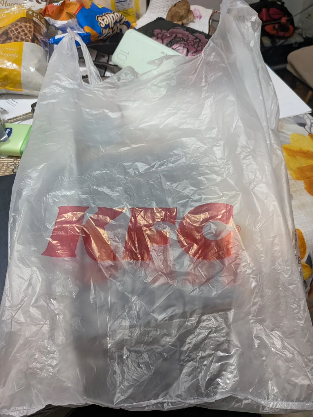 KFC Reusable Plastic Bag