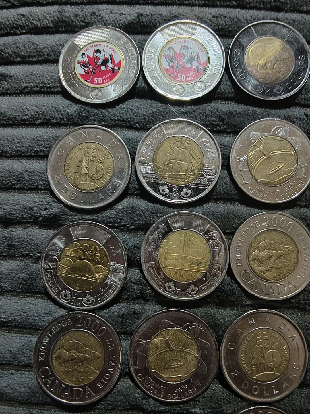 Collection of Canadian Toonies - photo 2