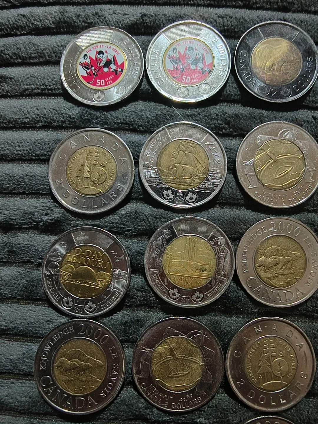 Collection of Canadian Toonies - photo 2