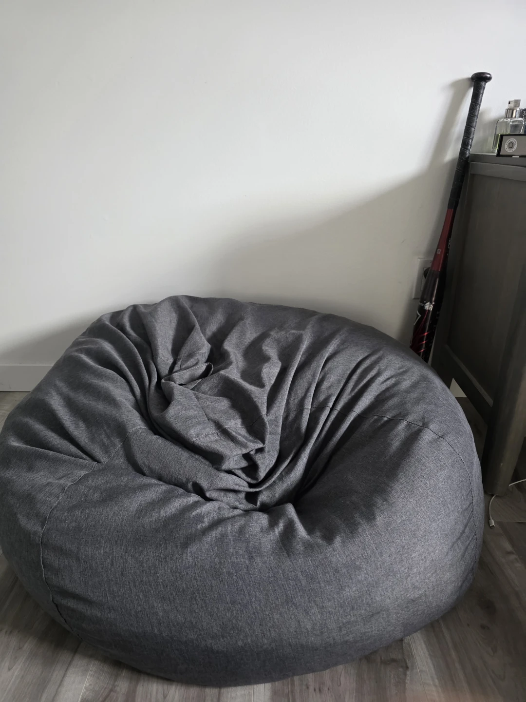Grey Bean Bag Chair - photo 2