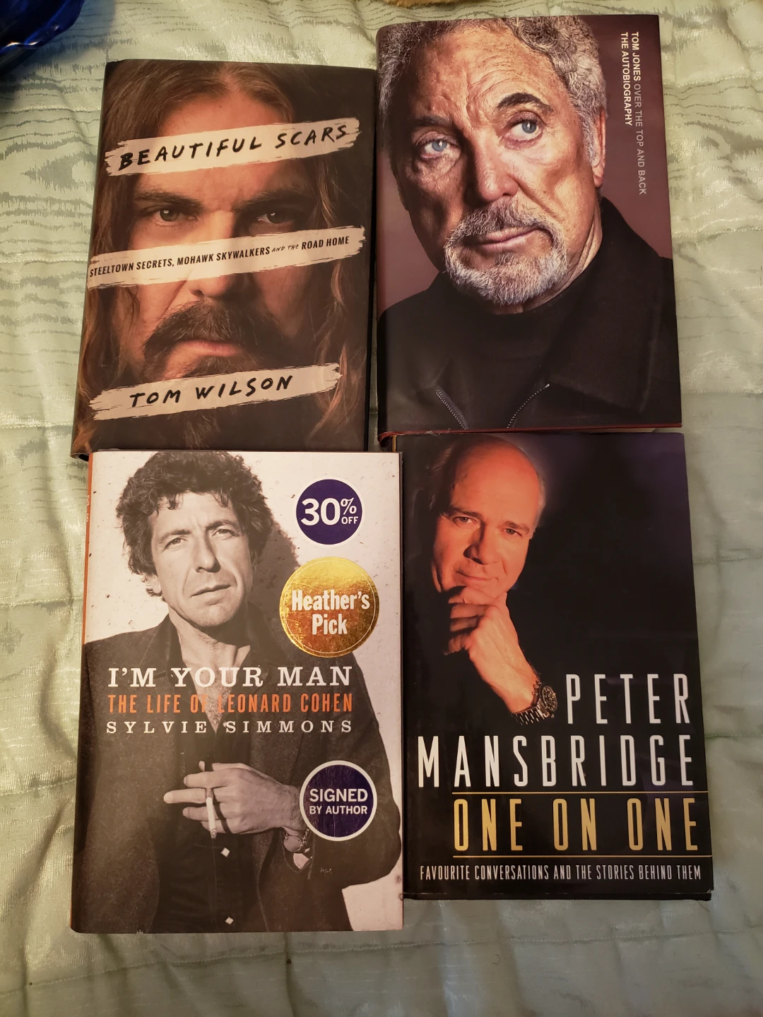 Collection of 4 Biographies: books