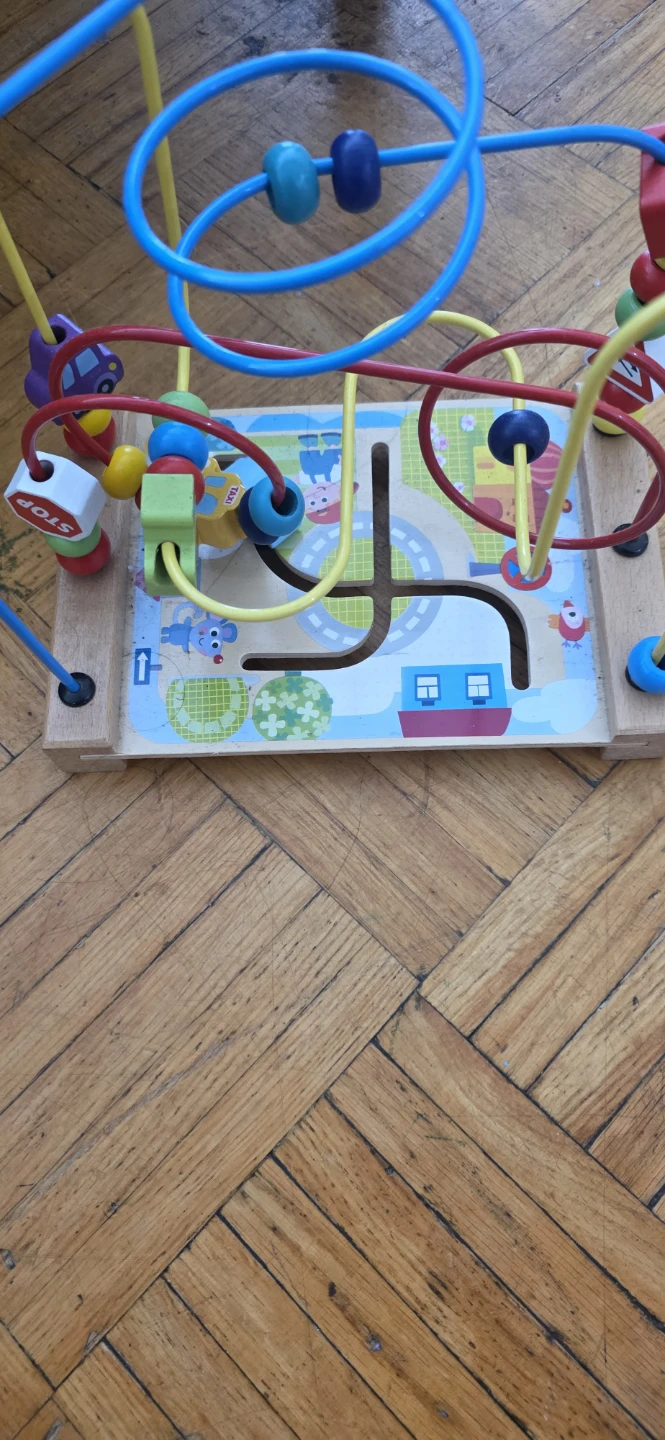 Wooden Bead Maze Toy