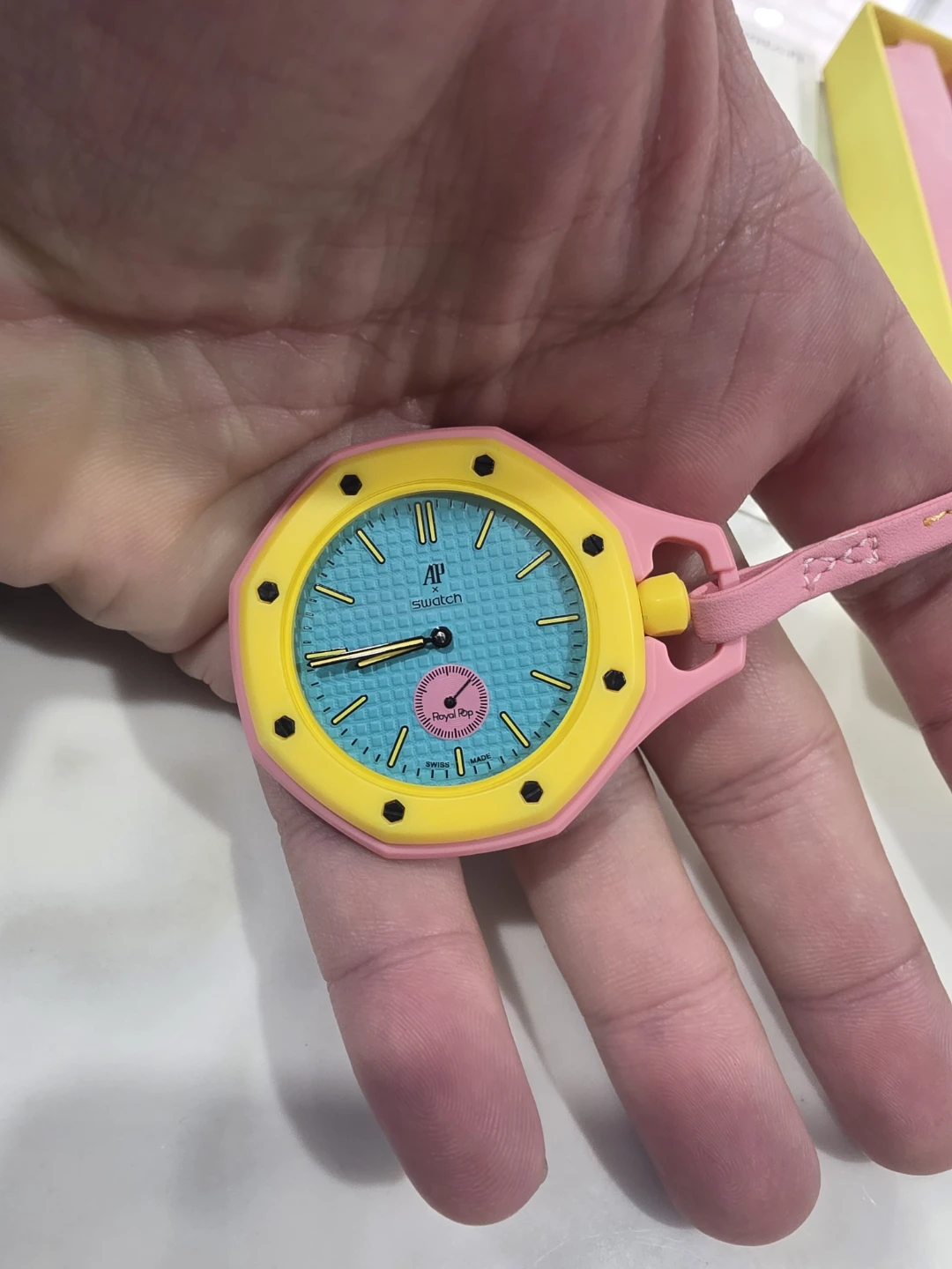 PINK Swatch Royal Pop Watch WITH STRAP - photo 2