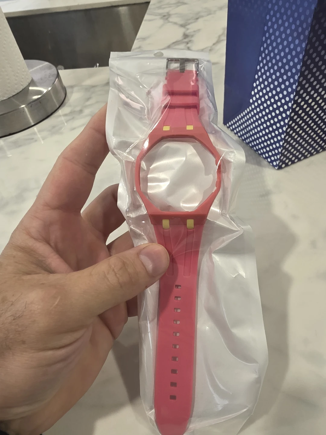 PINK Swatch Royal Pop Watch WITH STRAP - photo 4