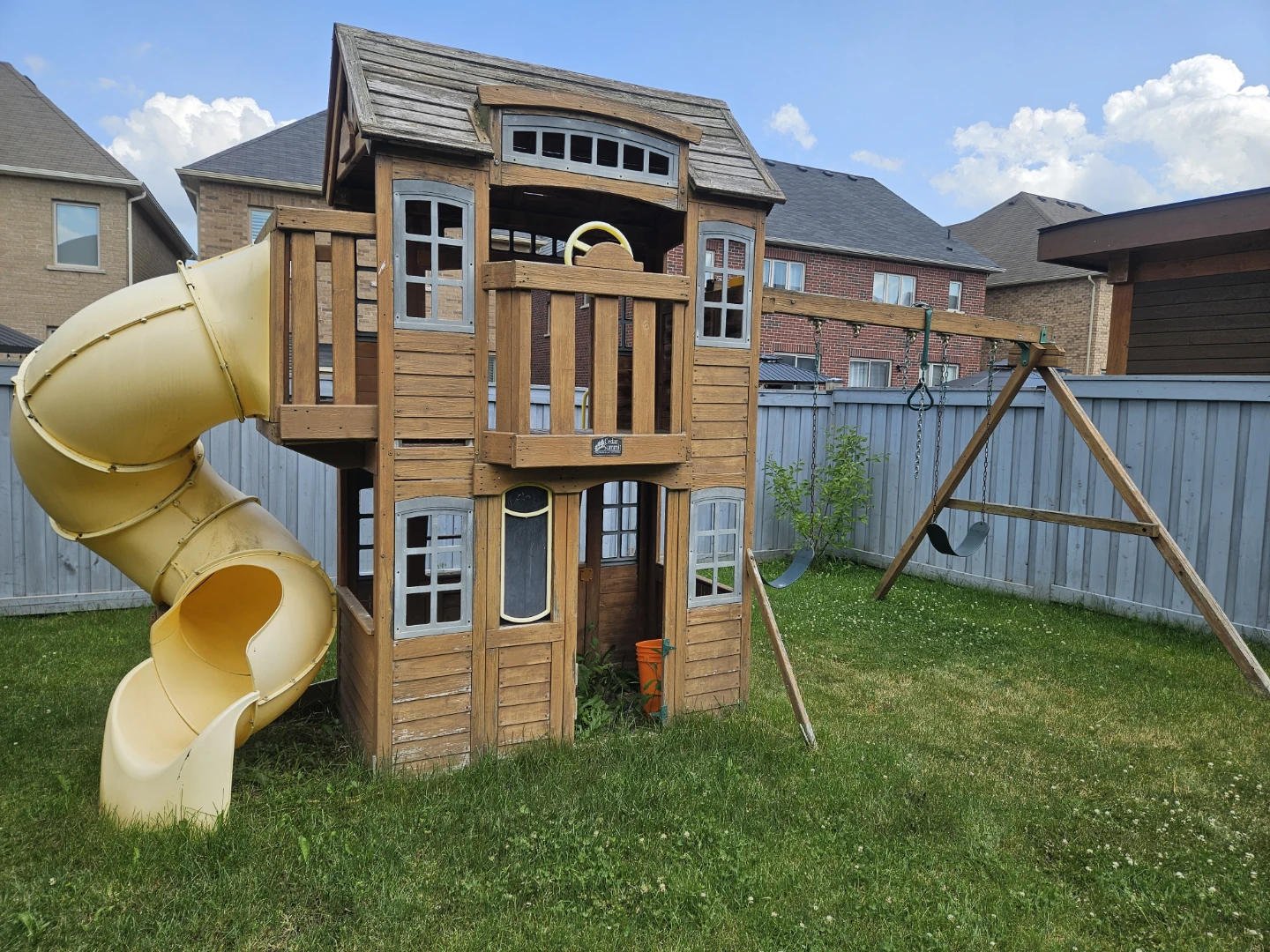 Kids wooden playset