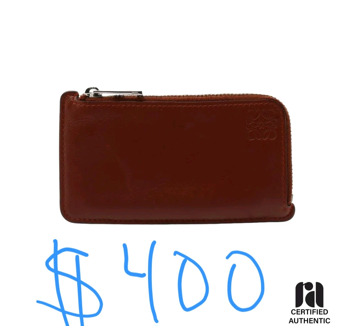 Loewe Red Leather Card Case